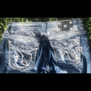 Miss me cuffed capris